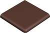 1002B0BRU Керамогранит Ступень Winckelmans 2BR10 BROWN BRU 10x10 (100x100)
