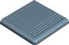 1002N0BEU Керамогранит Ступень Winckelmans 2NM10 BLEU BEU 10x10 (100x100)