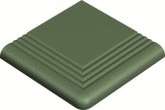 Winckelmans Метлахская плитка Step Tread Double 2Nm10 Green Veu 10x10