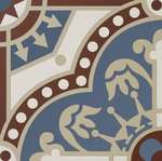 150N503D002 Декор керамогранит Winckelmans Vieux Lille 2 (Red, Super White, Bleu. Ontario) 15x15 (150x150)