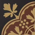 150N504D001 Декор керамогранит Winckelmans Decor Deauville 01 (ROU COG NOI) 15x15 (150x150)