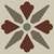050N006D003 Декор керамогранит Winckelmans ENC06 Fleur 03 (BAU VEA ROU GRP) 5x5 (50x50)
