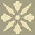 050N006D009 Декор керамогранит Winckelmans ENC06 Fleur 09 (GRP BAU) 5x5 (50x50)