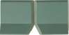 100TI0VEF Декор керамогранит Winckelmans Angle Int. DARK GREEN VEF 10x10 (100x100)