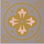 Winckelmans Метлахская плитка Enc03 Remi 07 (Par Jau Rsu) 10x10