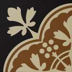 150N504D004 Декор керамогранит Winckelmans Decor Deauville 02 (CAR, ONT, NOI) 15x15 (150x150)