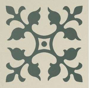 Winckelmans Метлахская плитка Decor Enc 12 Orly 01 (Bau, Veu) 15x15