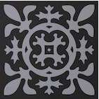 Winckelmans Метлахская плитка Enc02 Lis 02 (Noi, Bep) 7x7