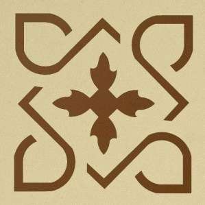 Winckelmans Метлахская плитка Enc07 Vico 06 (Ivo, Car) 7x7