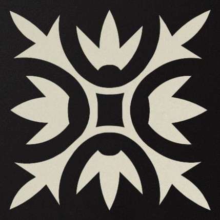 Winckelmans Метлахская плитка Enc06 Roy 08 (Bau, Noi) 5x5