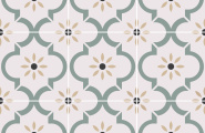 Smile Tile Эклектика Арабески зеленый 20x20 фото-3